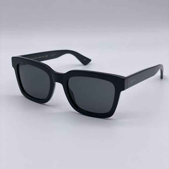 BRAND NEW GUCCI GG0001SN 001 Black/Black Smoke Men Sunglasses - Picture 6 of 12